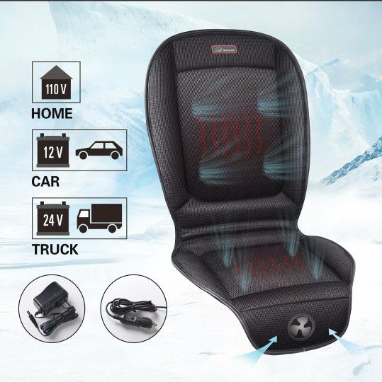 Air-conditioned Cooling/Heating car seat cushion. 