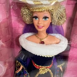 Barbie Medieval Lady doll from The Great Eras Collection, released in 1994.  The doll captures the essence of medieval times with its detailed costume