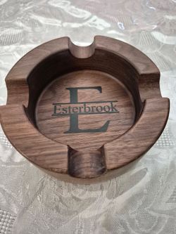 Custom Hardwood Cigar Ashtray