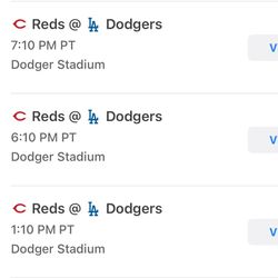 Dodgers vs Reds
