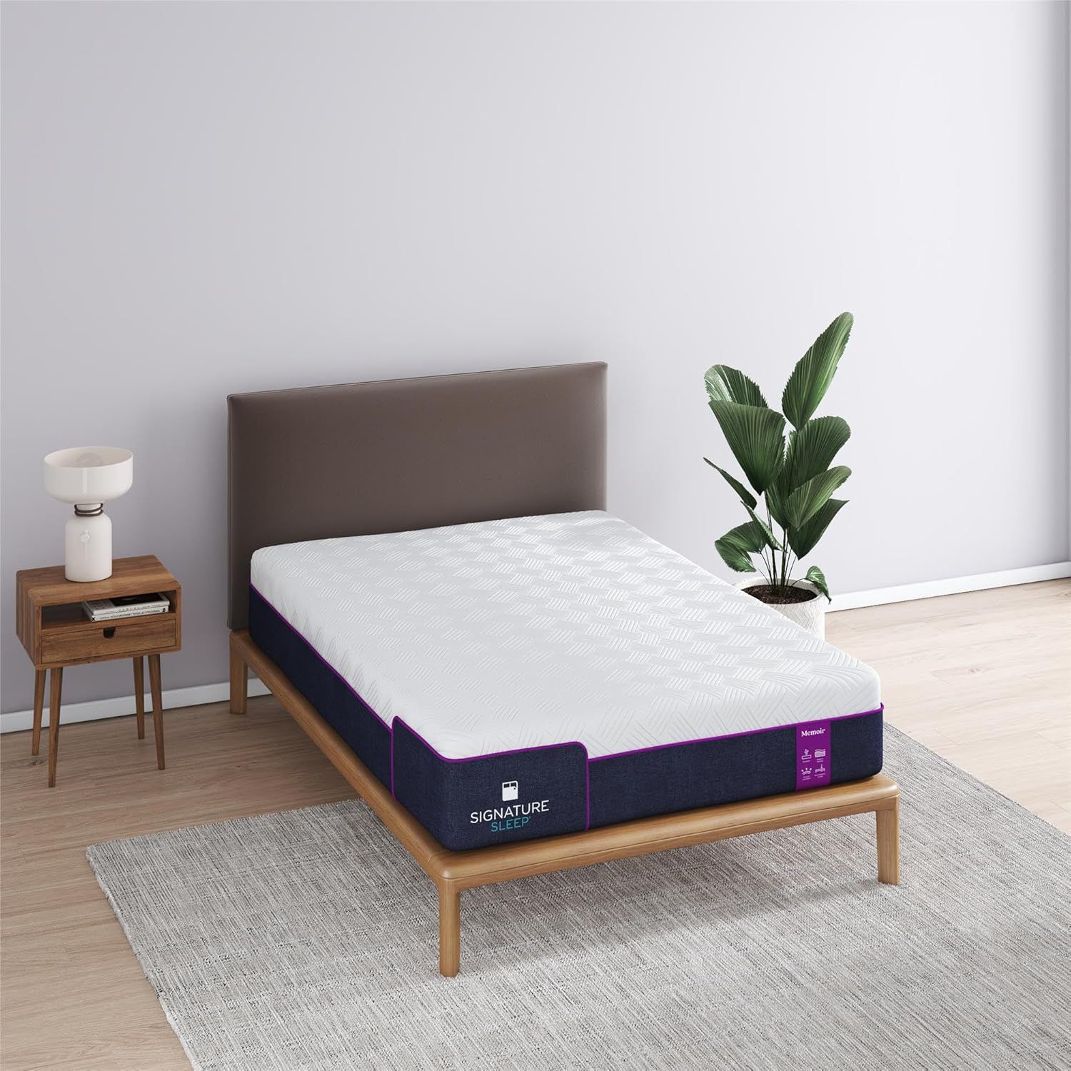 Signature Sleep Memoir 12 Inch Memory Foam Mattress-in-a-Box, Medium, Queen