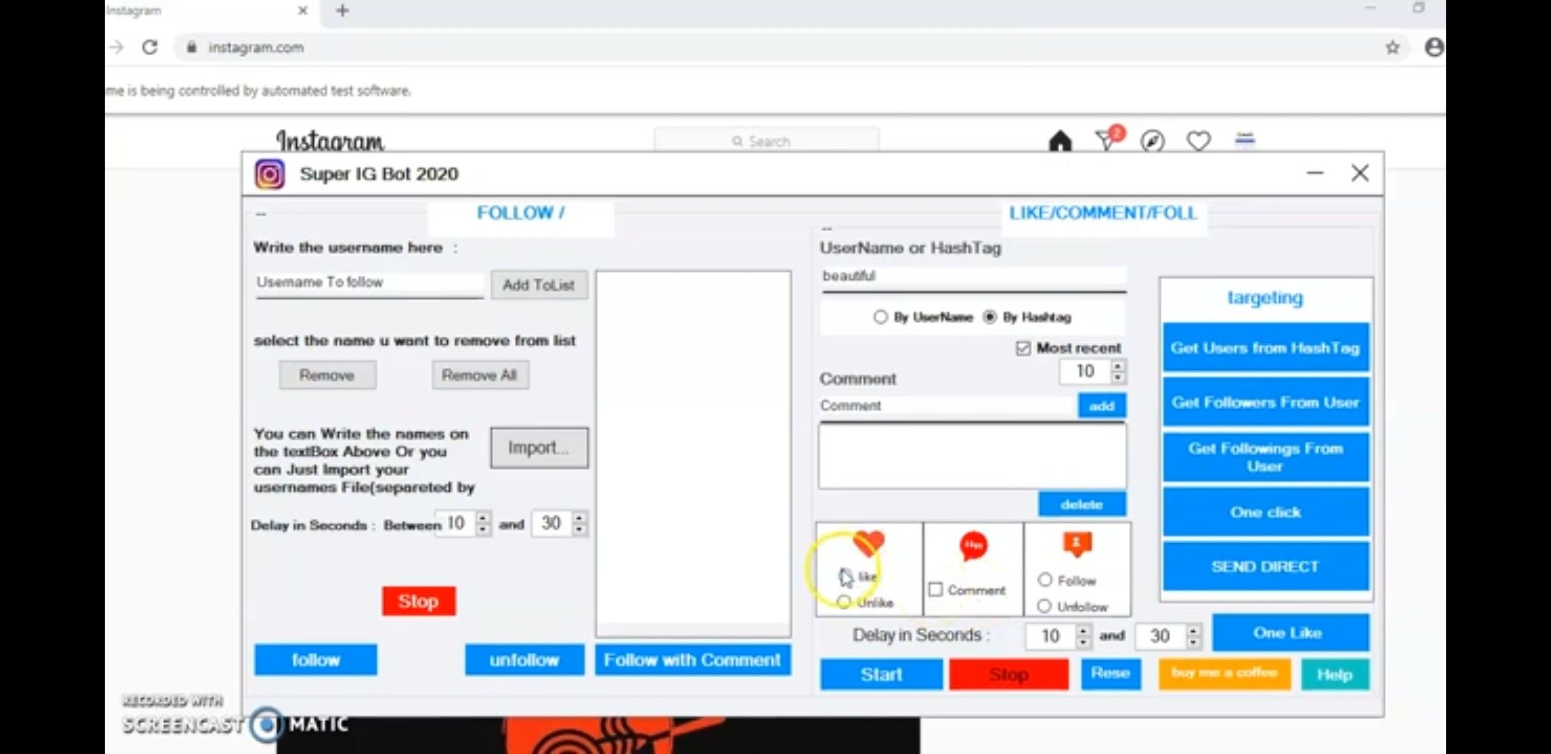 Social media software bots