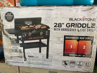 28” blackstone griddle with hardcover & shelf