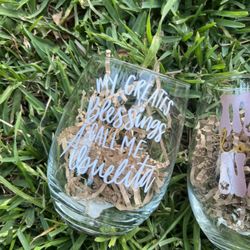 Abuelita/Grandma Wine Glass