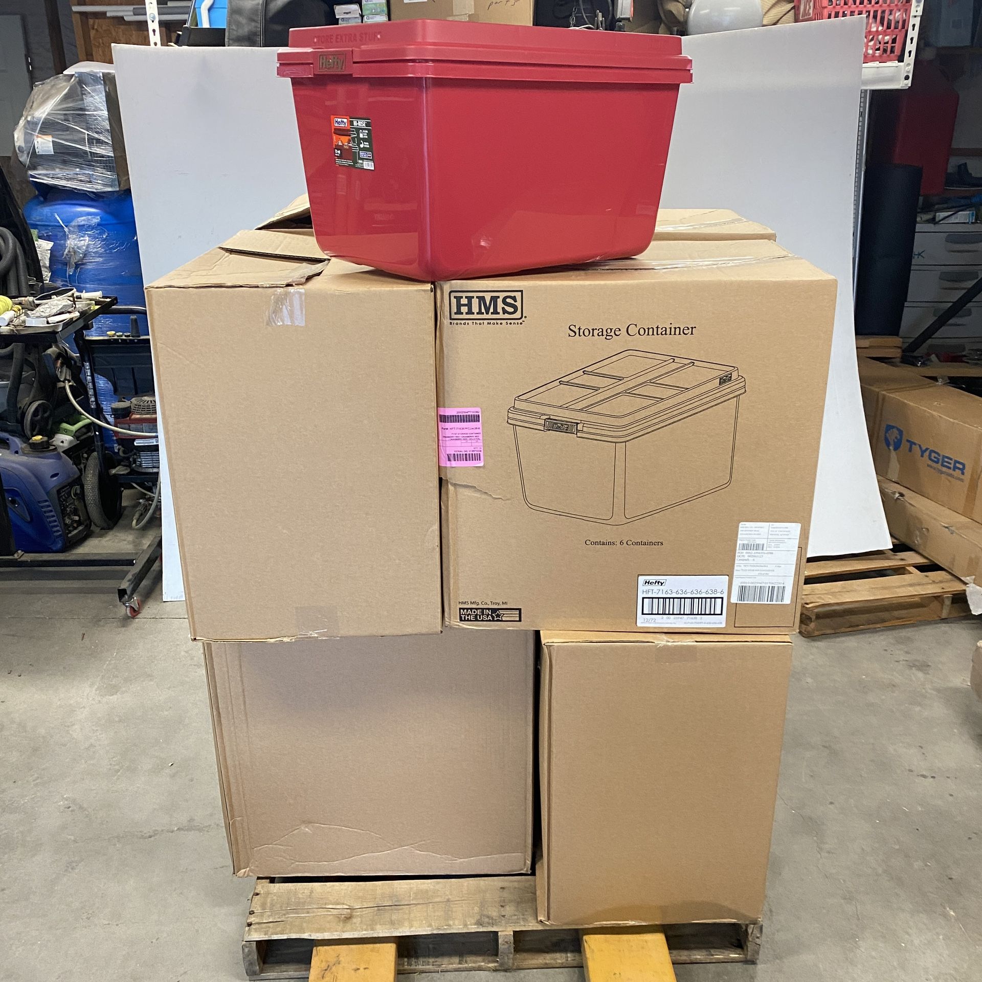 Wholesale Pallet Of Hefty Storage Containers 48 Units!