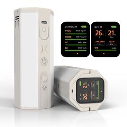 Portable Air Monitor, Lumopal Air Sensor (White)