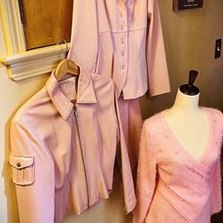  For Pink Lovers 😍Leather Jacket  & More