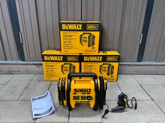 Dewalt 20v Corded/Cordlees Air Inflator (Tool Only) Model DCC0201