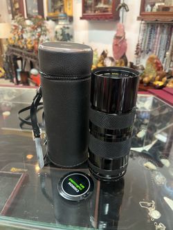 Chinon 85-210mm f/4.5 Zoom Macro Lens - Canon FD Mount, Multi-Coated, Made in Japan, with Case & Caps