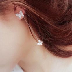 Beautiful butterfly earrings. Stamped 92