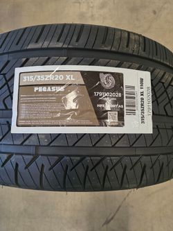 Brand New Tires (1) Pegasus HPX Sport (315/35ZR20XL) (Single) ($119)