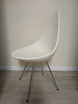 Fritz Hansen Drop chair designed by Arne Jacobsen,