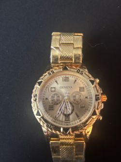 Beautiful Silver and Gold Men’s Watch for you or Someone Special on Father’s Day