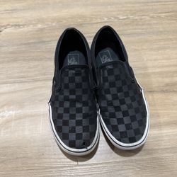 Men Vans Classic Slip-On Checkerboard Shoes