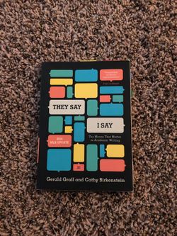 They say I say book