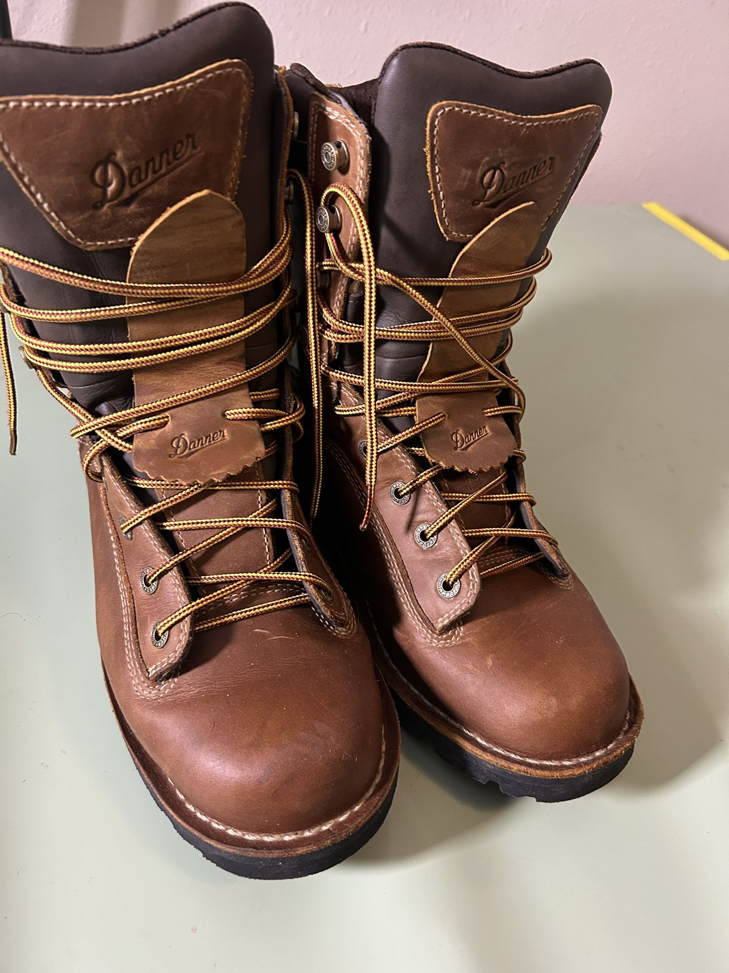 Danner Quarry Size 11 Wide EE Brown Leather Boots 180$ OBO