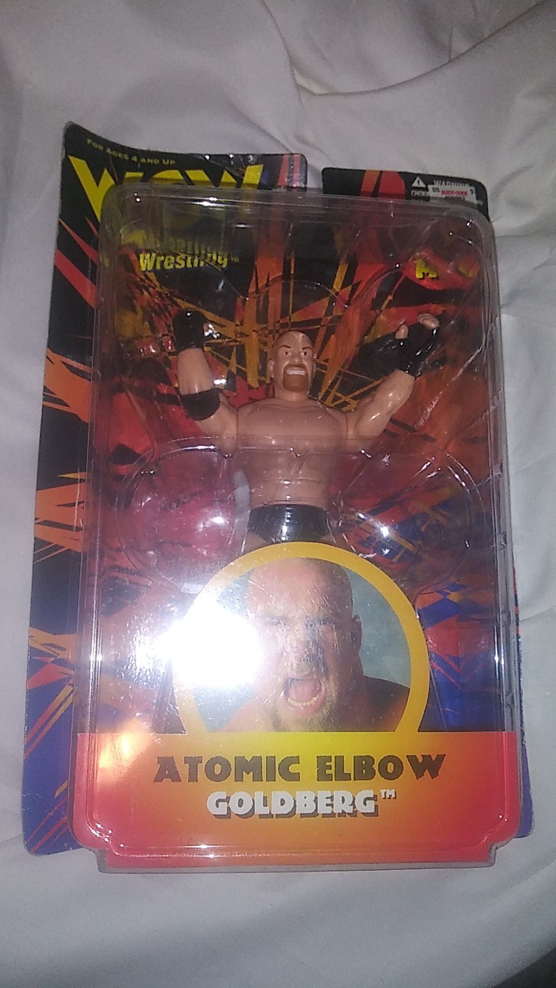 WCW 1998 Goldberg Atomic Elbow Action Figure