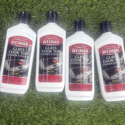 Weiman Glass Cook Top Cleaner & Polish 4 bottles
