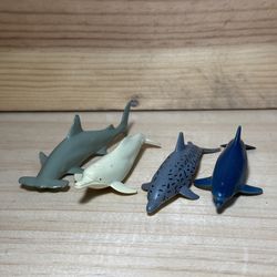 Lot of SeaWorld Toys Dolphin, Shark, Whale #scrappy