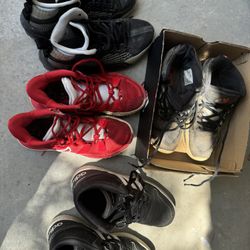 Boys Basket Ball Shoes Sizes 6.5 & 7 All For $25