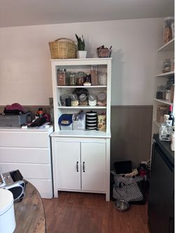 White Kitchen Pantry Cabinet