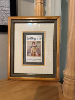 VINTAGE KITCHEN ART IN FRAME