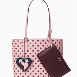 KATE SPADE arch love birds reversible tote