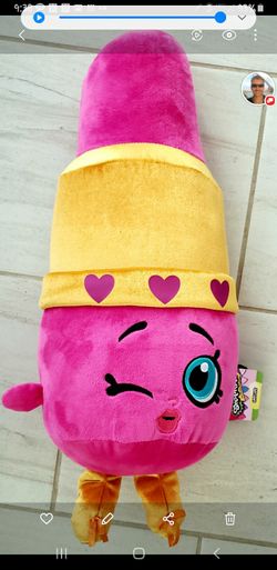 Plush - Shopkins - Lippy Lips 16" Soft Doll Toy