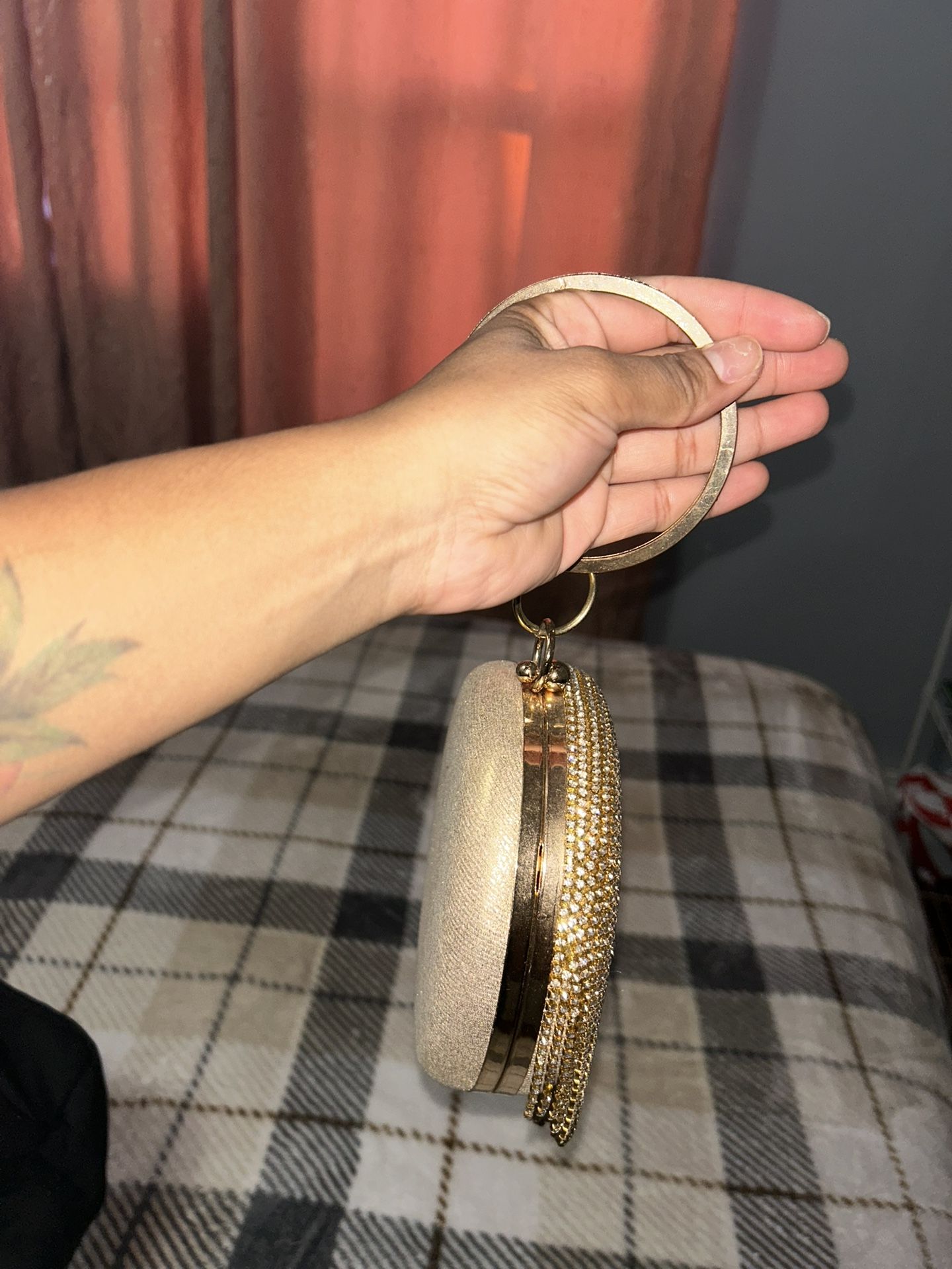 Gold Cristal Purse
