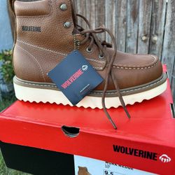 WOLVERINE SOFT TOE BOOTS SIZS 8 9 10 And 11