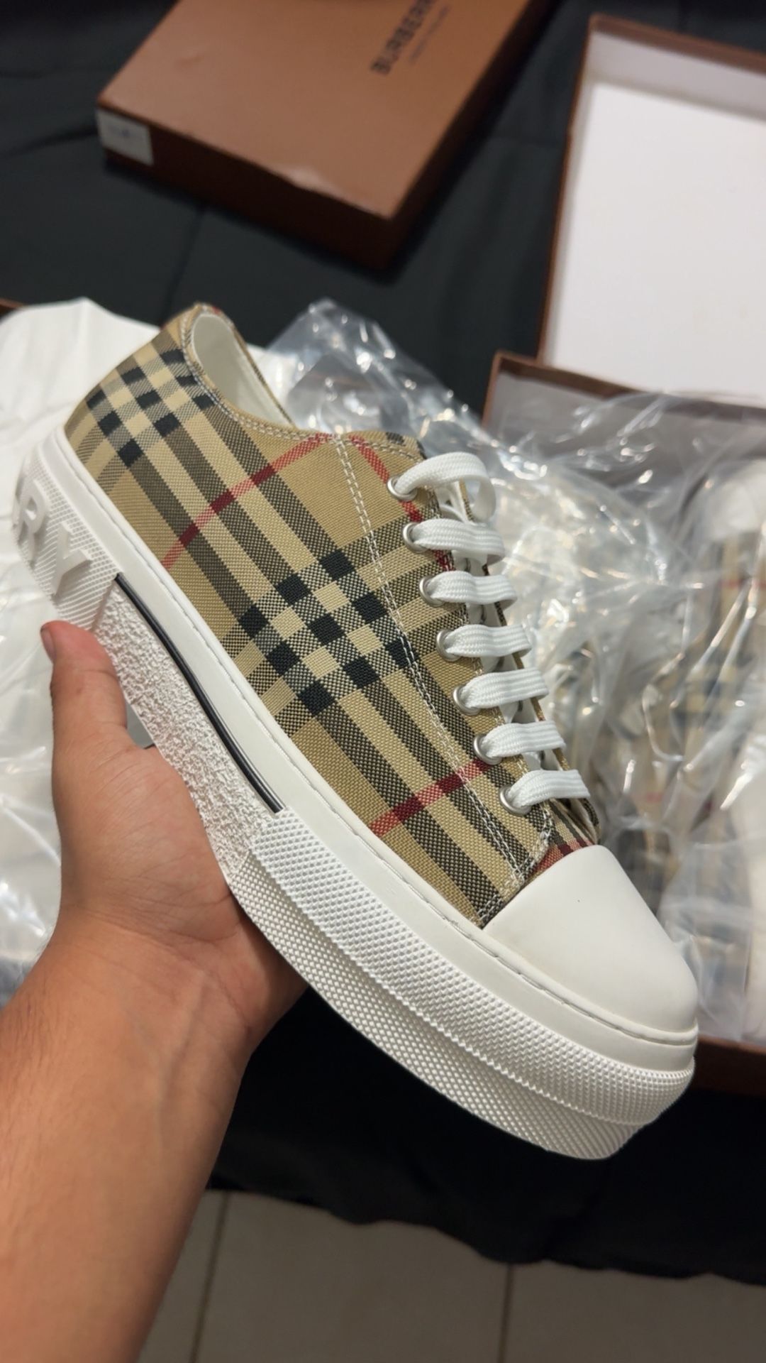 checker shoes