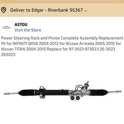 Power Steering Rack And Pinion 