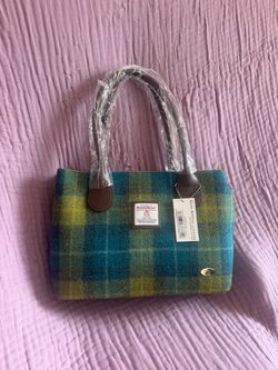 NEW Glen Appin Harris Tweed Handbag – Cassley Plaid Purse