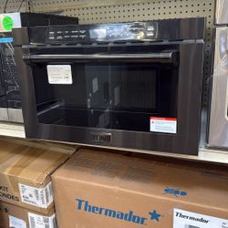 Zline dark stainless steel microwave drawer