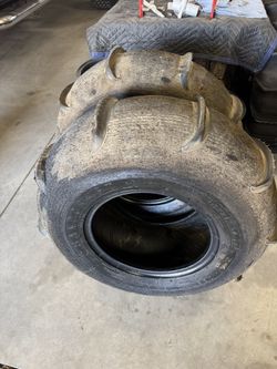 New 32in Sand Craft Rear Sand Tires 10 Paddles 15in $625