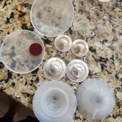Silver nursing cups