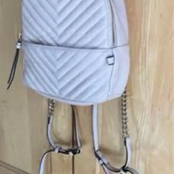 Victoria's Secret V-Quilt City Mini Backpack Light Pink