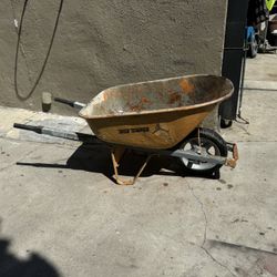 Carretilla Llanta 🛞 Sólida Toda De Metal 