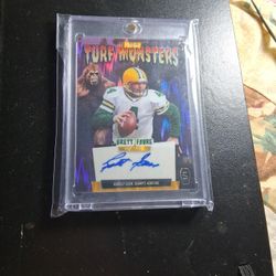 Brett Favre 1/1 Autograph Card
