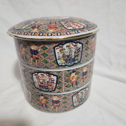 Sticking 3 tier rice bowls