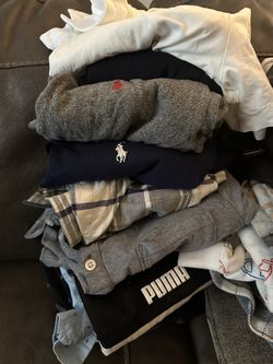 Young Name Brand Mens Shirts Medium And Large Pants 32/30