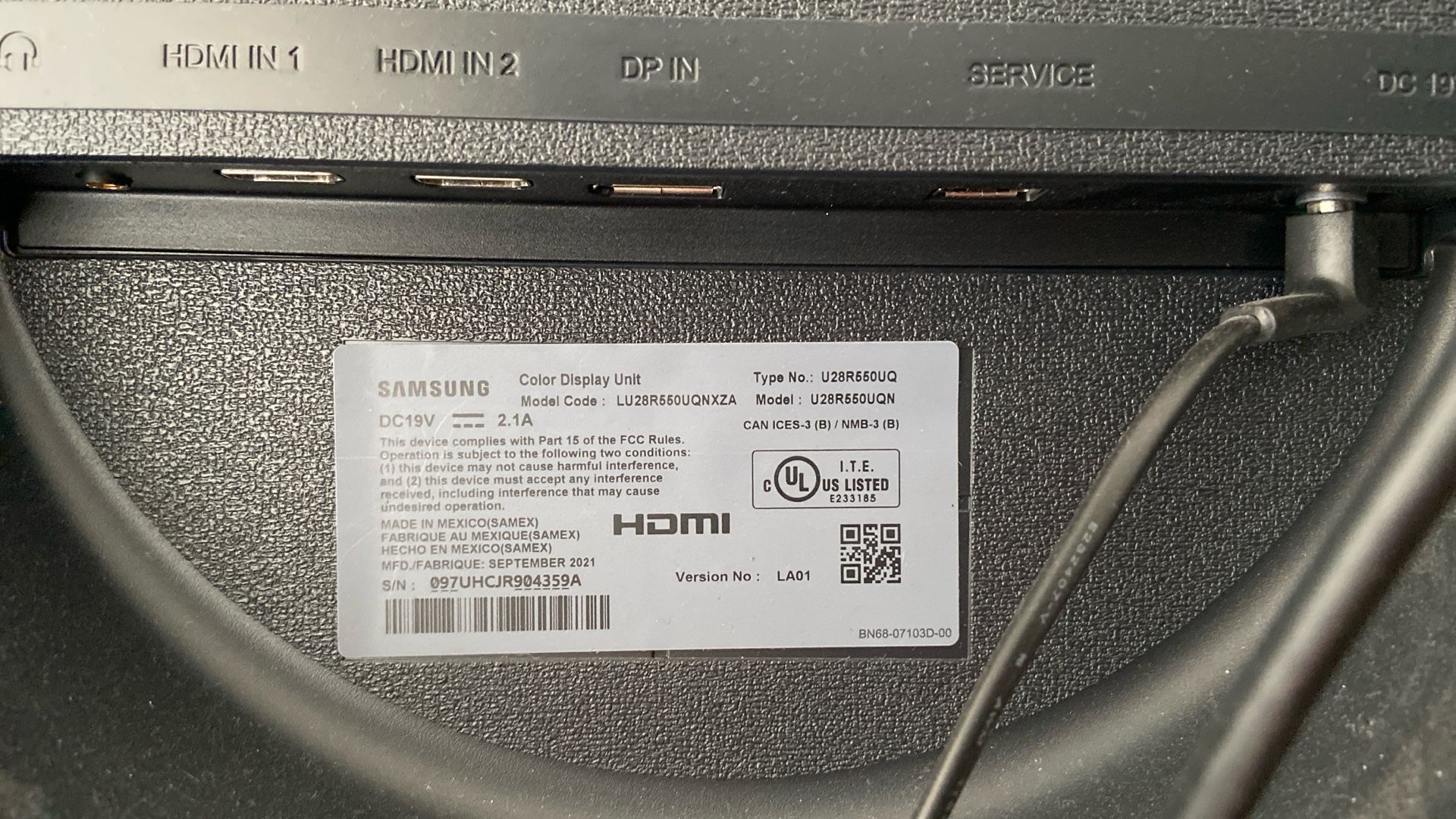 Samsung computer Monitor