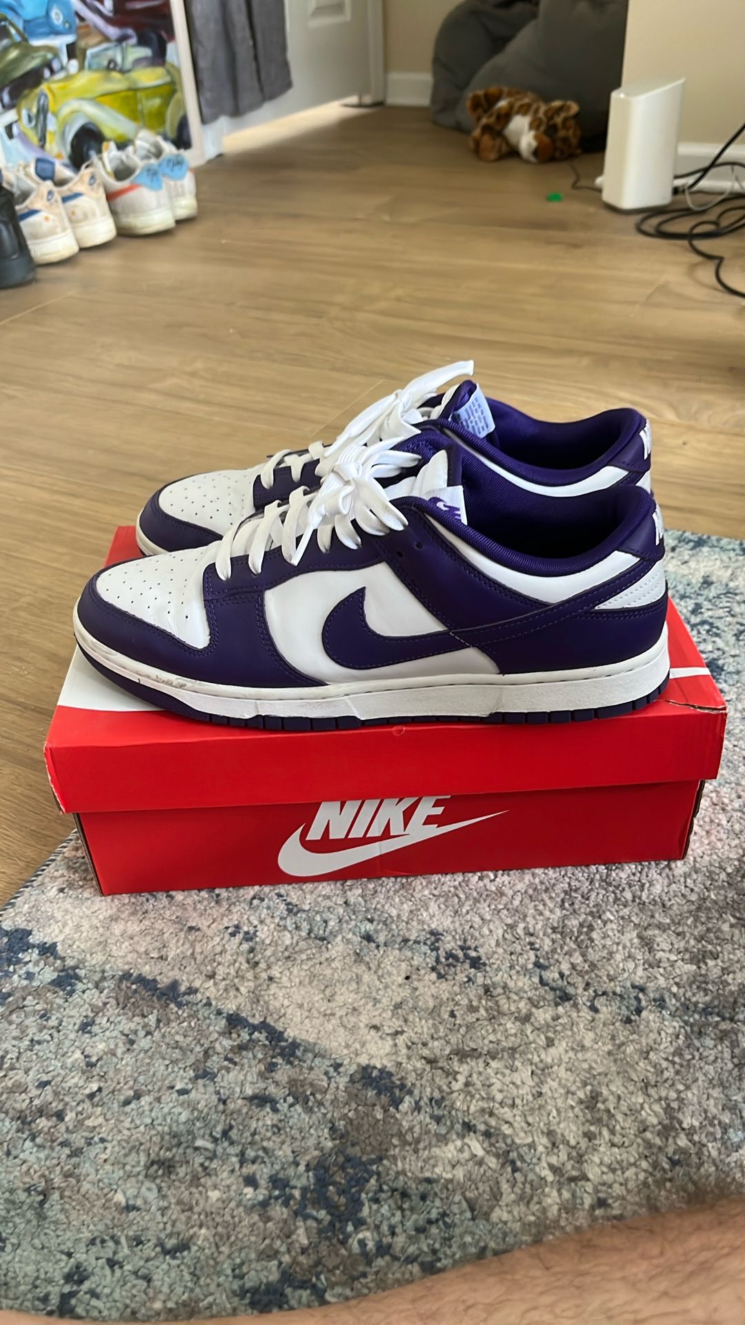 Purple Nike Dunk Lows
