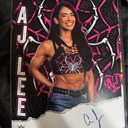 wwe aj lee poster PRICE IS FIRM