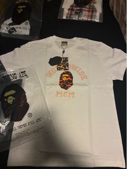 Brand New BAPE Worldwide MCM Tee