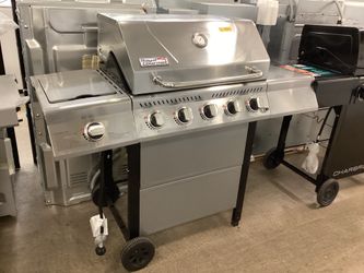 Royal Gourmet 5 Burner Liquid Propane Gas Grill 1-Side Burner in Stainless Steel