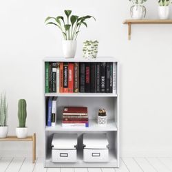 WHITE MEDIUM SIZE BOOKSHELF NEW