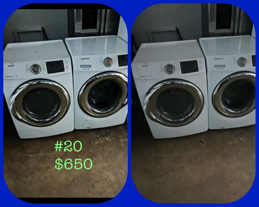 WASHER AND DRYER SET