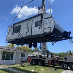 Sheds Relocated , Movemo Casita De Patio Container Rv Trailer Crane Available 