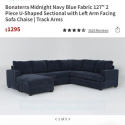 Blue Sectional Couch